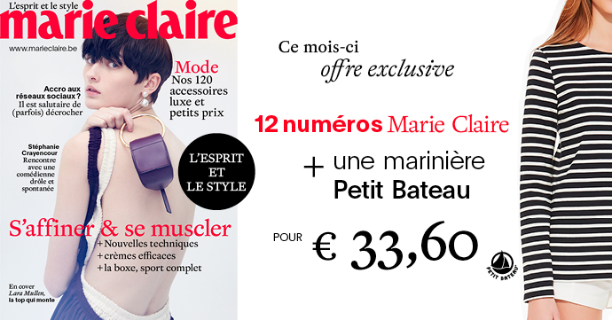 abonnement Marie Claire Petit Bateau 