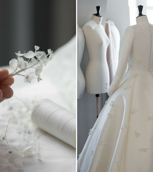 Dior dévoile les coulisses de la fabrication de la robe de mariée de Miranda Kerr