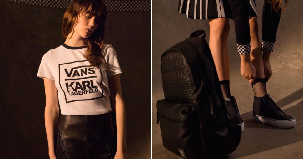 Crush of the day: ce qu’il faut savoir de la collab’ Karl Lagerfeld x Vans