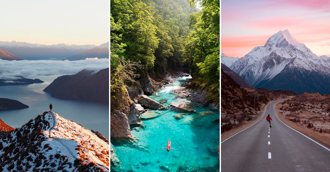Zoom sur 10 des lieux les plus incroyables de Nouvelle-Zélande