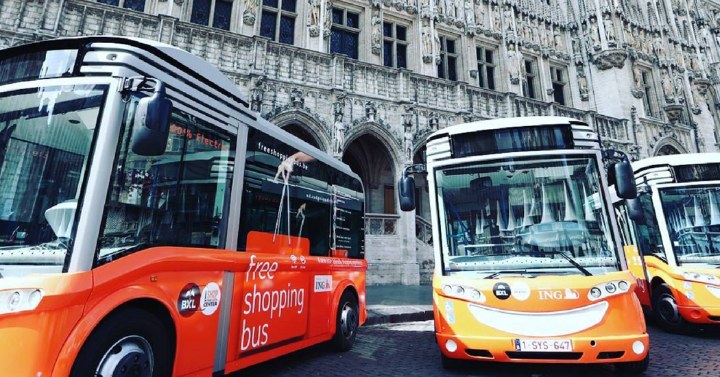 Pratique: les Free Shopping Bus à Bruxelles