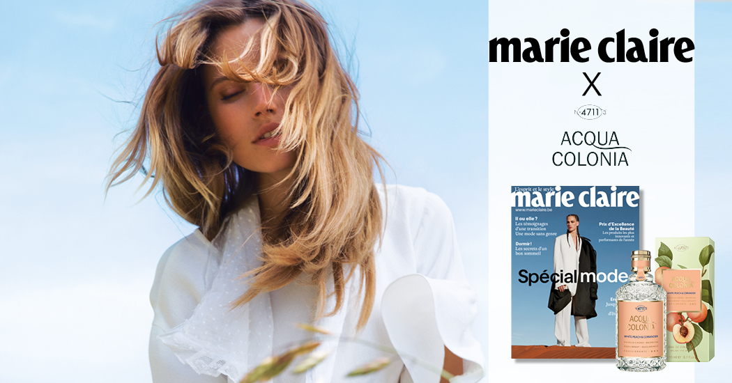 Privé : Ce mois-ci: l’abonnement Marie Claire + une Eau de Cologne 4711 offerte