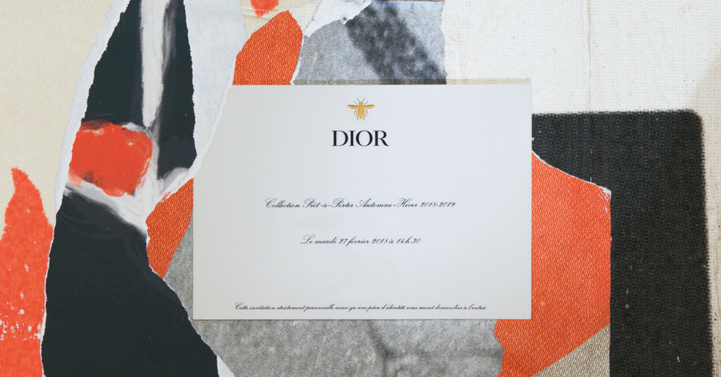 Le défilé Dior automne-hiver 2018-2019 en live, c’est dès 14h30 et c’est ici!