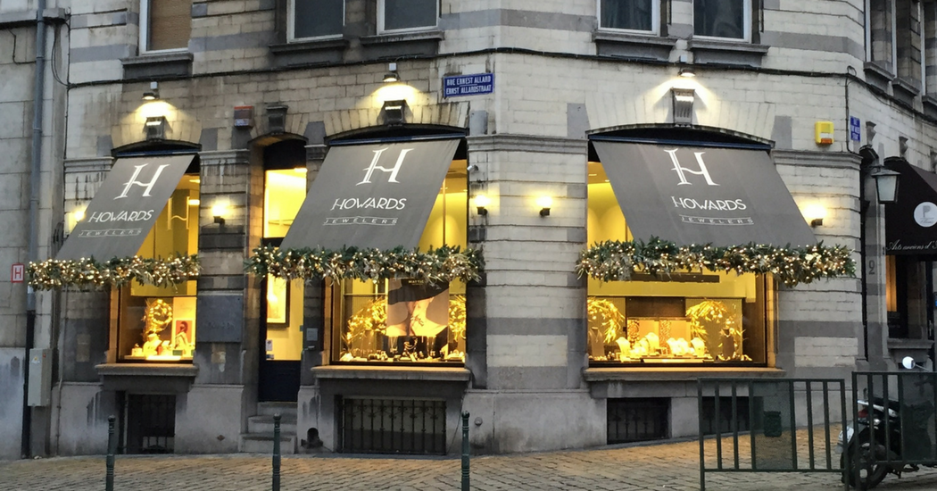 Réouverture de la joaillerie Howards à Bruxelles