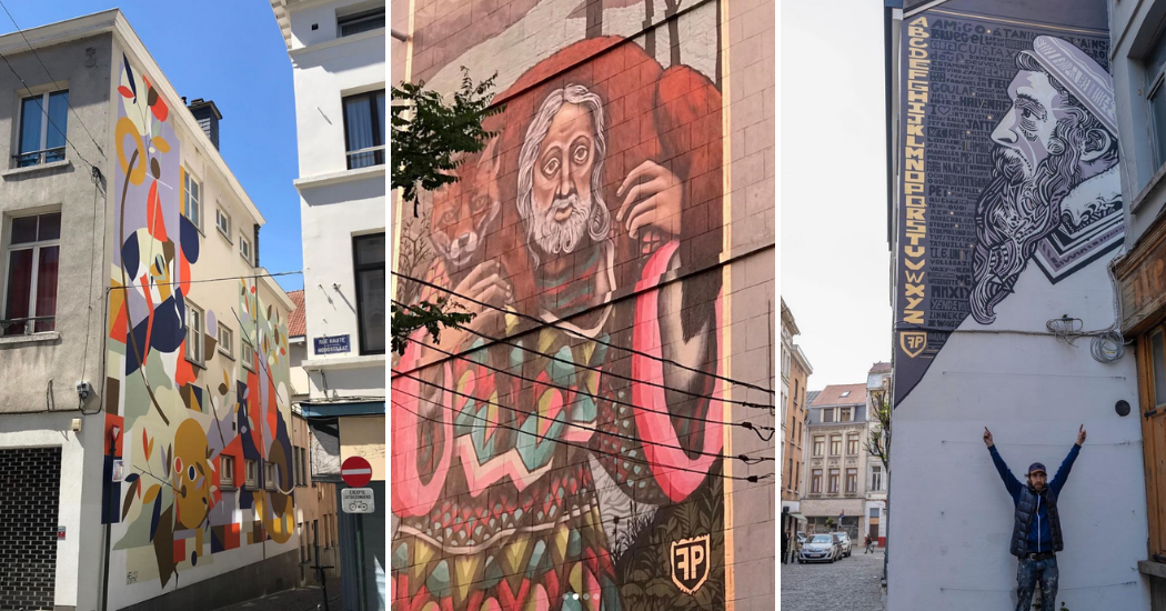 Avis aux amateurs de street art : 14 nouvelles fresques revisitent les oeuvres de Bruegel dans les Marolles