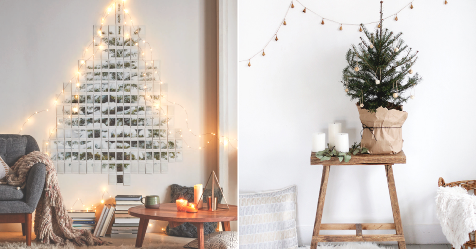 20 idées originales pour remplacer le traditionnel sapin de Noël