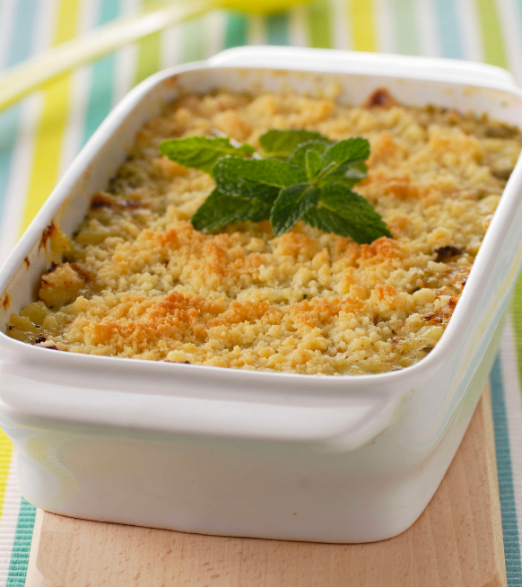 crumble courgette