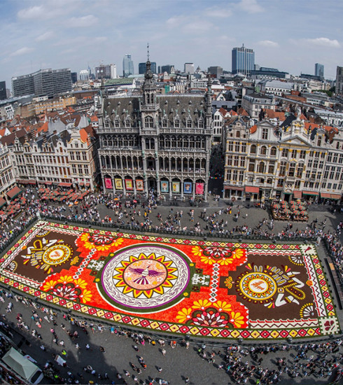 Must-see : le Tapis de Fleurs est de retour sur la Grand-Place de Bruxelles