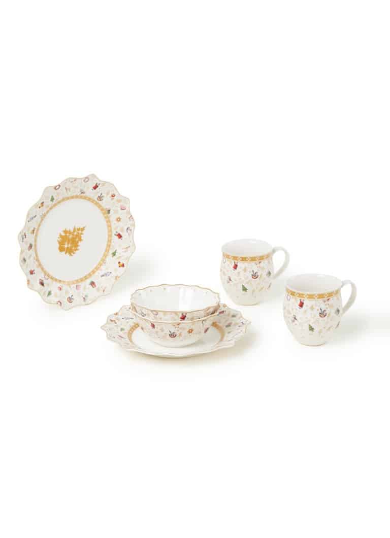 Villeroy & Boch - Ensemble de service de Noël Toy's Delight 6 pièces - 137,40€