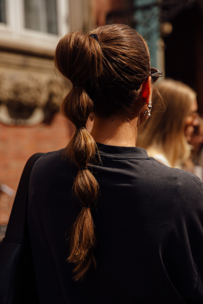 bubble braid coiffure