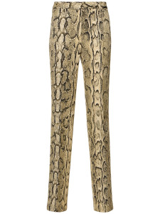 Pantalon imprimé serpent