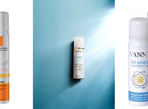 Even sprayen, goed beschermd: de UV-gezichtsspray