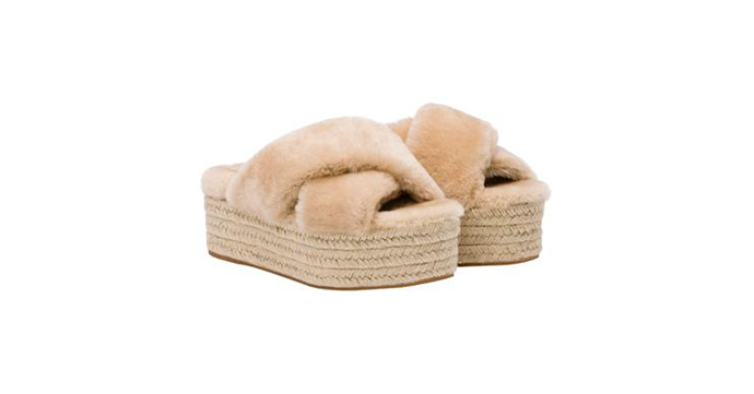 Crush of the Day: fluffy slippers van Miu Miu
