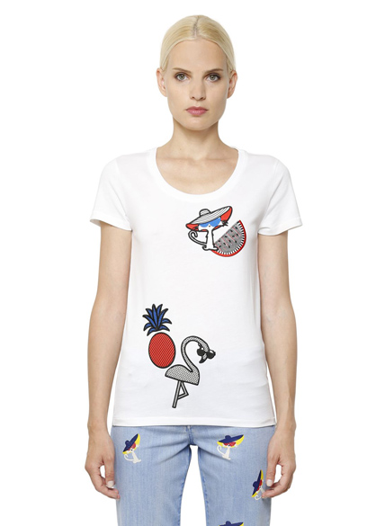 Trendshoppen: Patches en badges // T-shirt Karl Lagerfeld