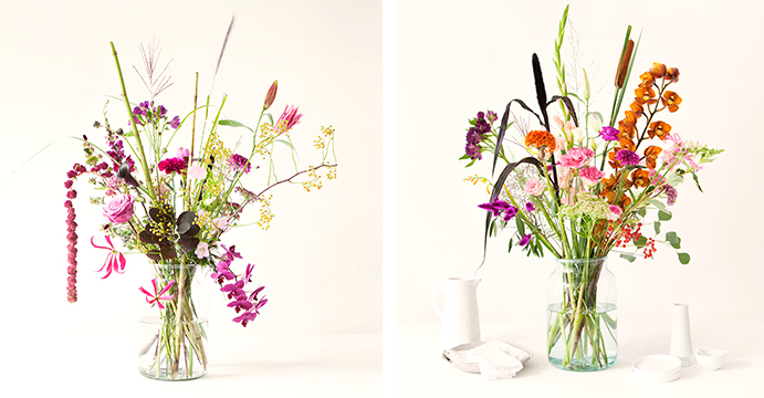 Modern bloemschikken: zo maak je zélf een fris boeket