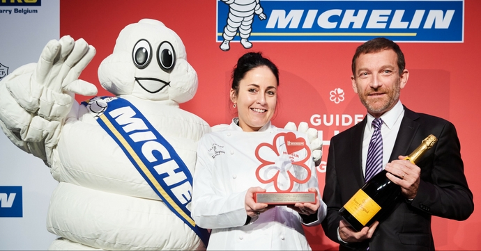 De eerste Michelin prijs voor Vrouwelijke Chef gaat naar Ricarda Grommes