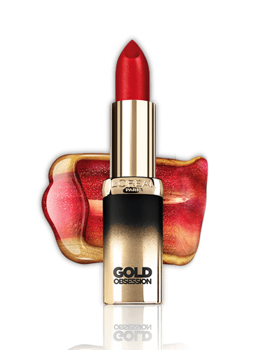 Color Riche Gold Obsession Lipstick in Rouge Gold van L'Oréal, € 13,99