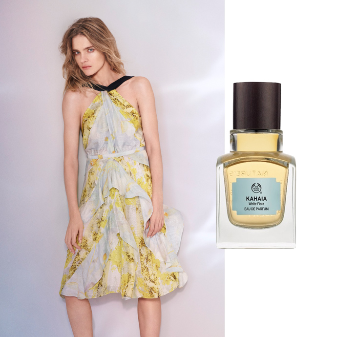 Match je parfum met je jurk: The Body Shop en H&M Conscious