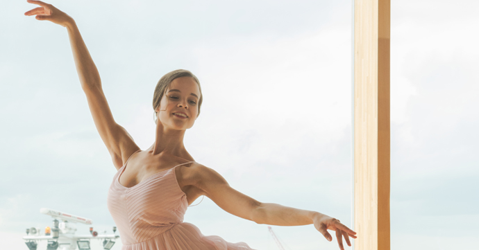 Rijzende ster: ballerina Nina Tonoli