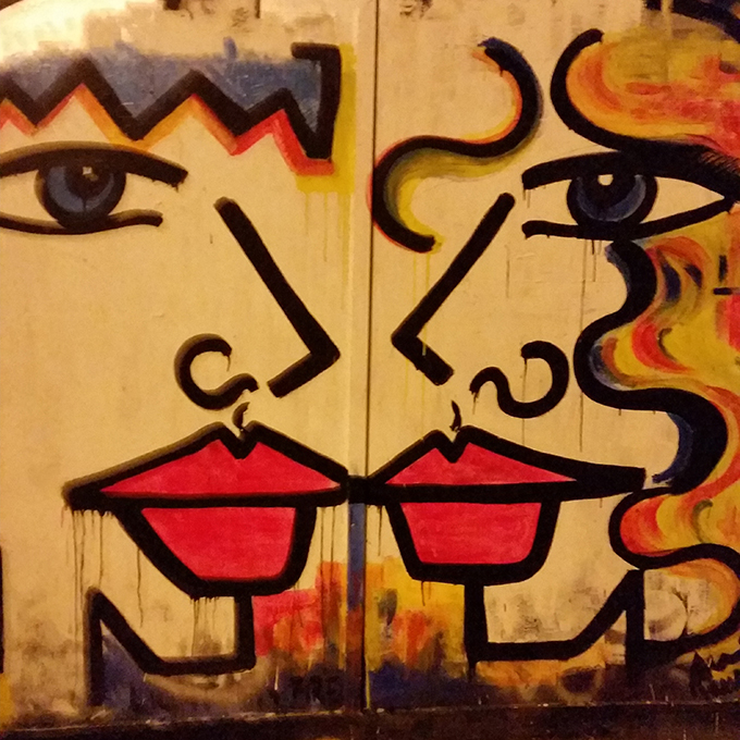 londen shoreditch graffiti