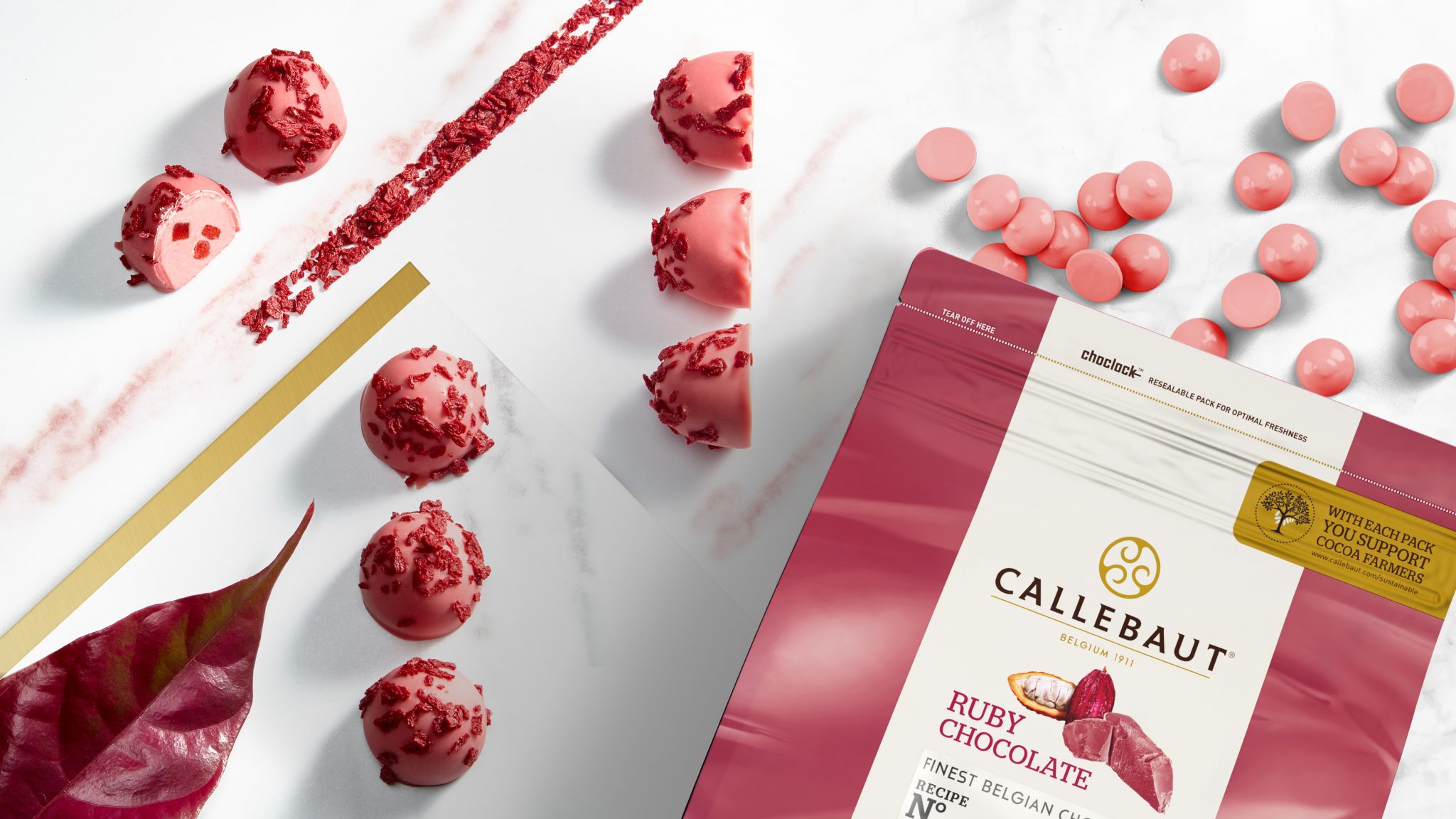 Nieuwe chocoladesoort Ruby RB1 gaat in wereldpremière in België