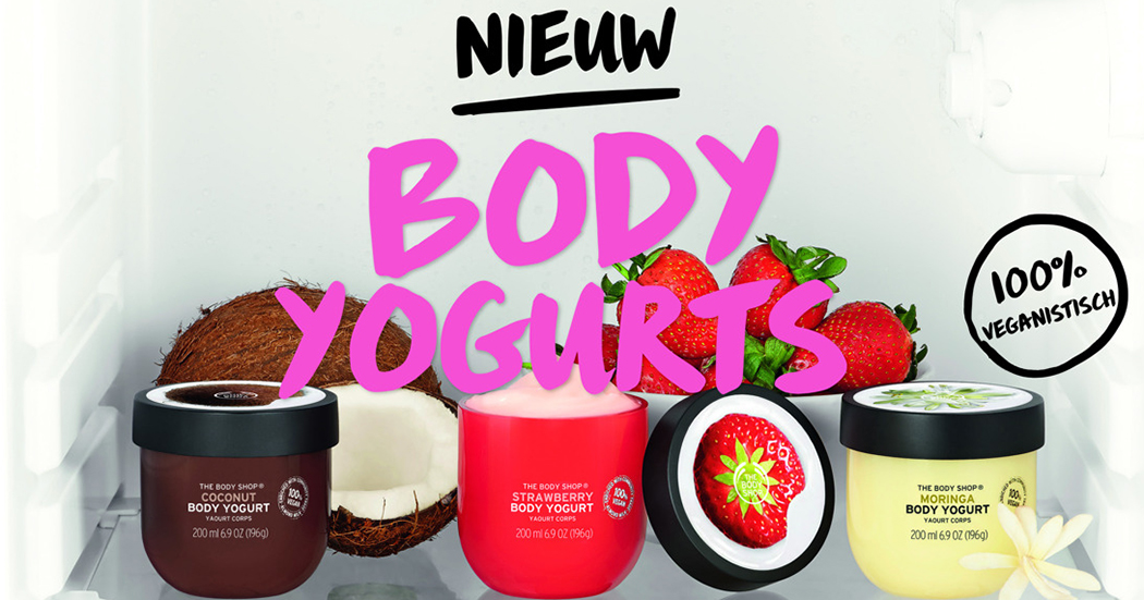 Crush of the Day: De 100% veganistische Body Yogurts van The Body Shop