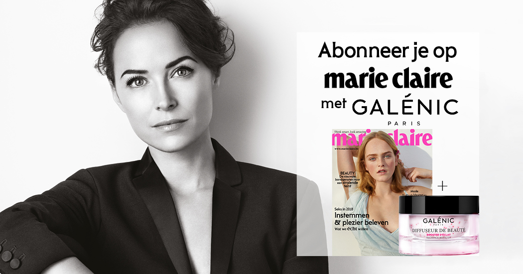 Privé: Een heel jaar Marie Claire België voor €37,80 + gratis, een Diffuseur de beauté van Galénic!