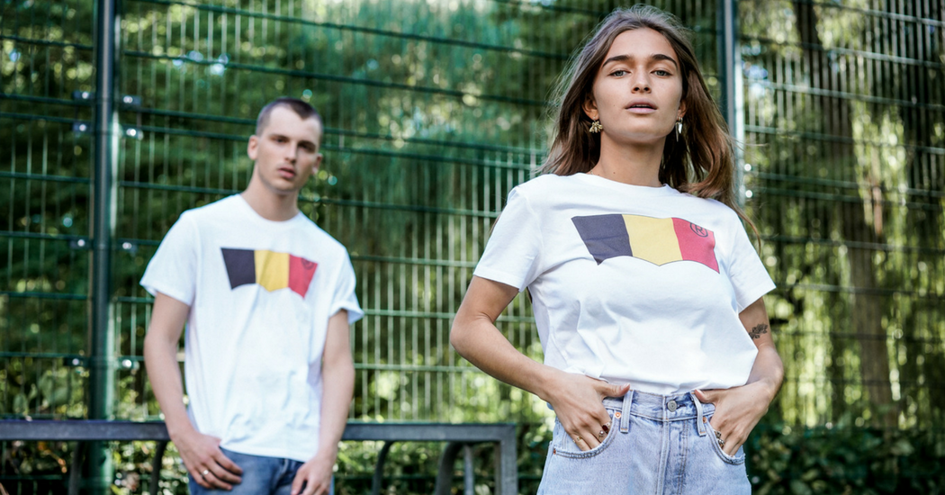 Crush of the day: Levi’s lanceert t-shirt in de Belgische driekleur