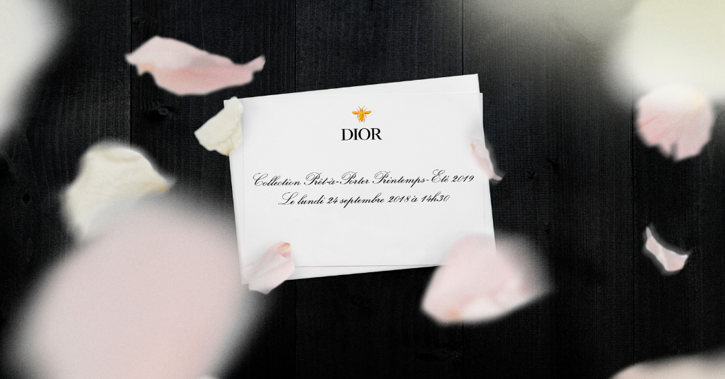 Livestream: beleef het Dior SS19 defilé vanop de eerste rij