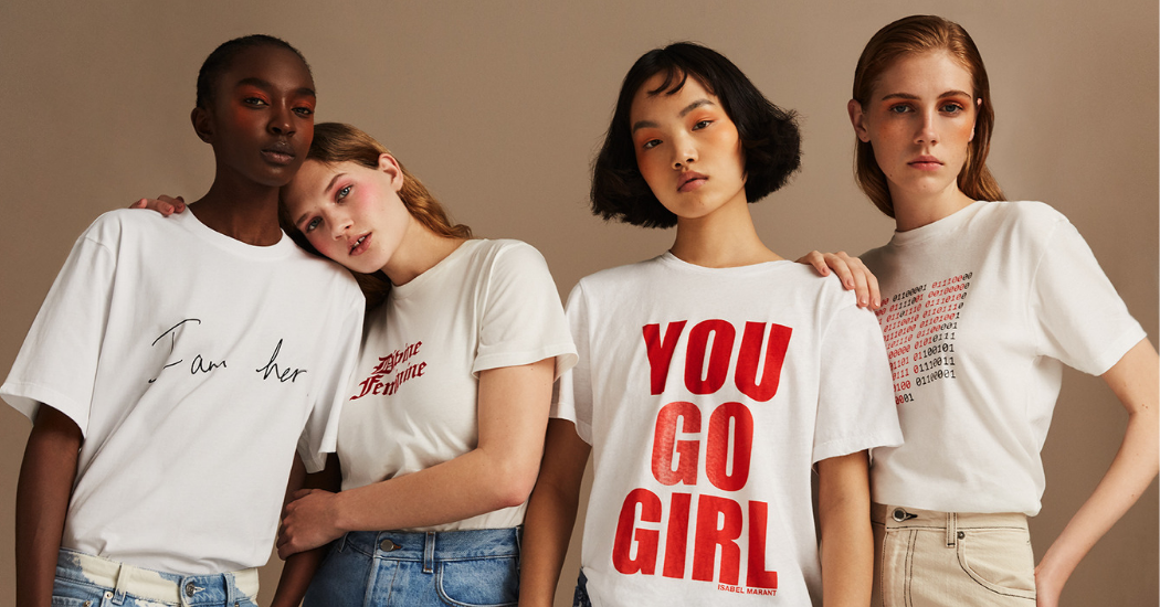 Net-a-Porter viert internationale vrouwendag met 6 exclusieve T-shirts