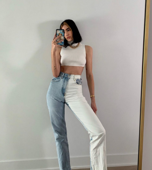Quarantaine trend: de DIY bleached jeans
