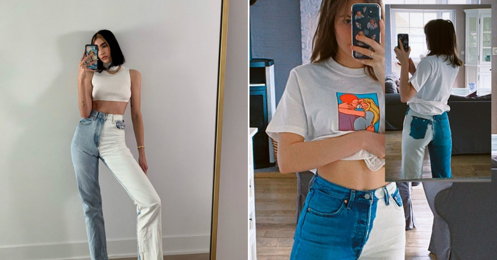 Quarantaine trend: de DIY bleached jeans