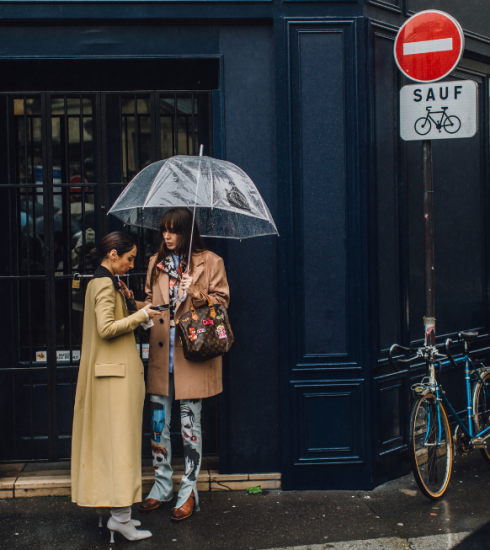 Streetstyle inspiratie: stijlvol door de regen