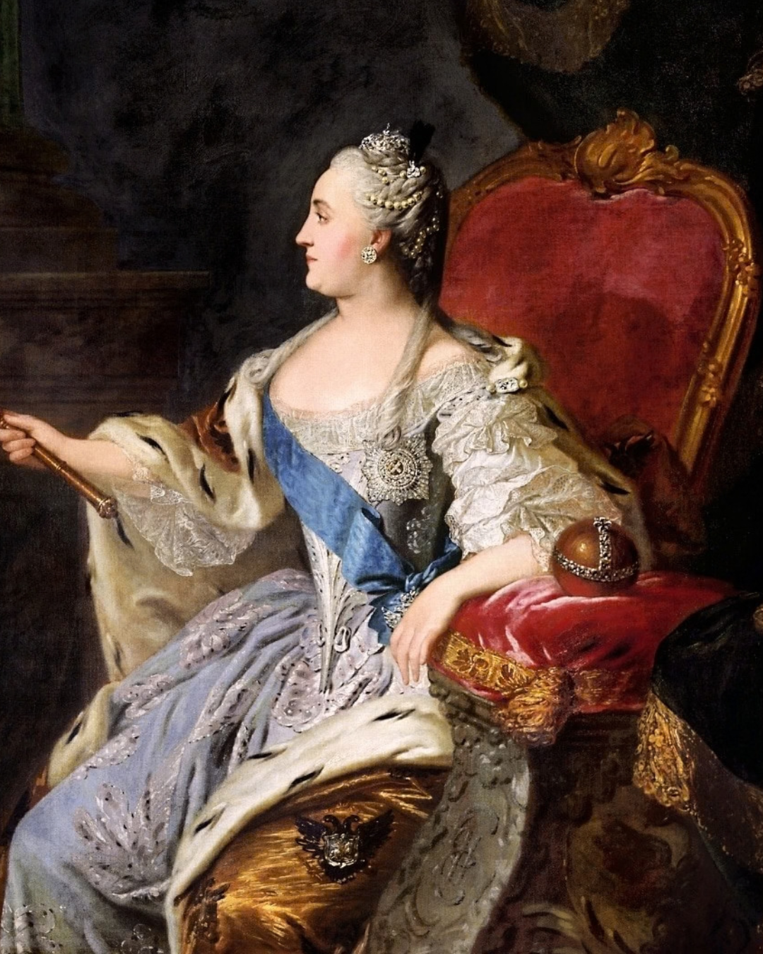 vrouwen: Catharina II van Rusland