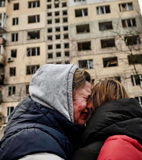 De oorlog in Oekraïne in beeld: de fotografen ter plaatse om te volgen