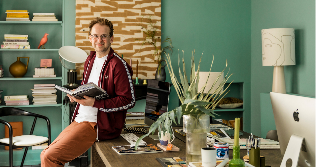 Binnenkijken in het inspirerende kantoor van interieurstylist Theo-Bert Pot