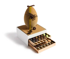 Pierre Marcolini Groot Couture Paasei met 2 lades