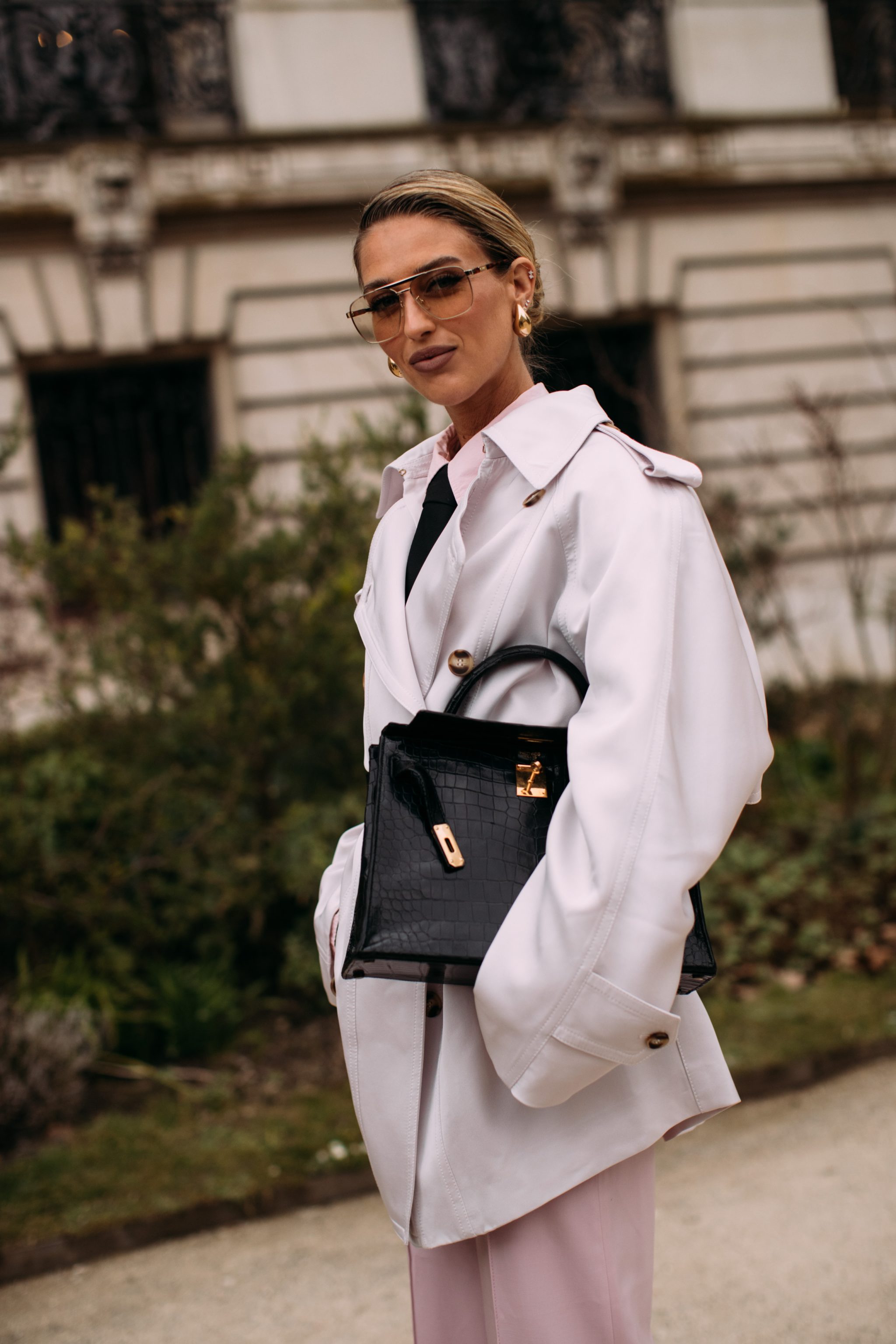 Korte trenchcoat herfst 2025