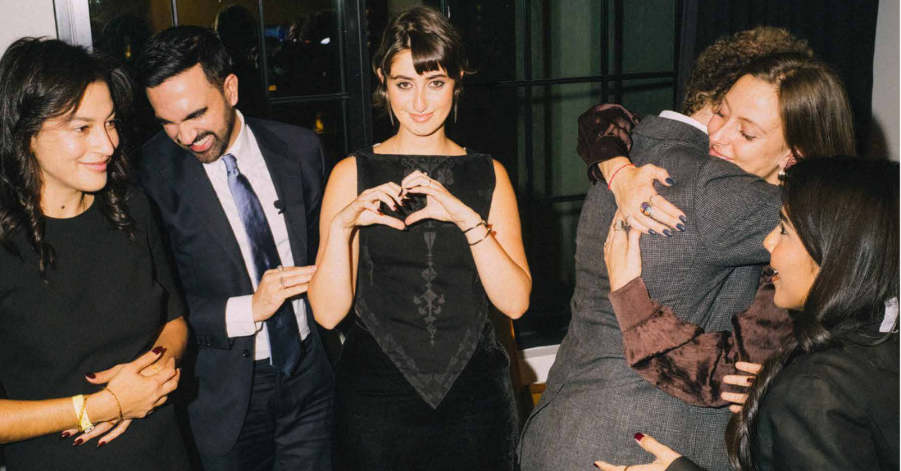 Een portret van Rama Duwaji, de jongste first lady van New York