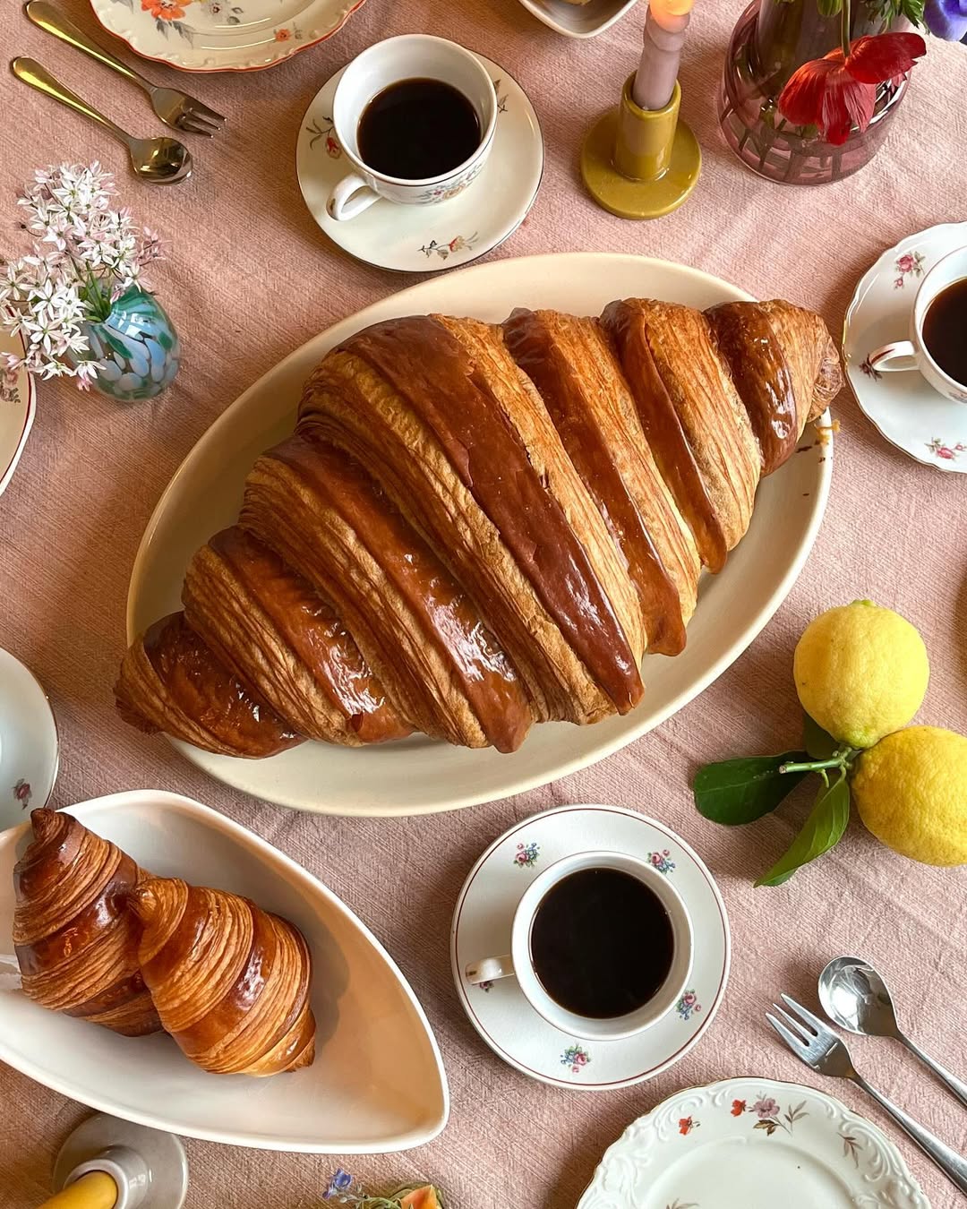 Huge croissant in Brussels